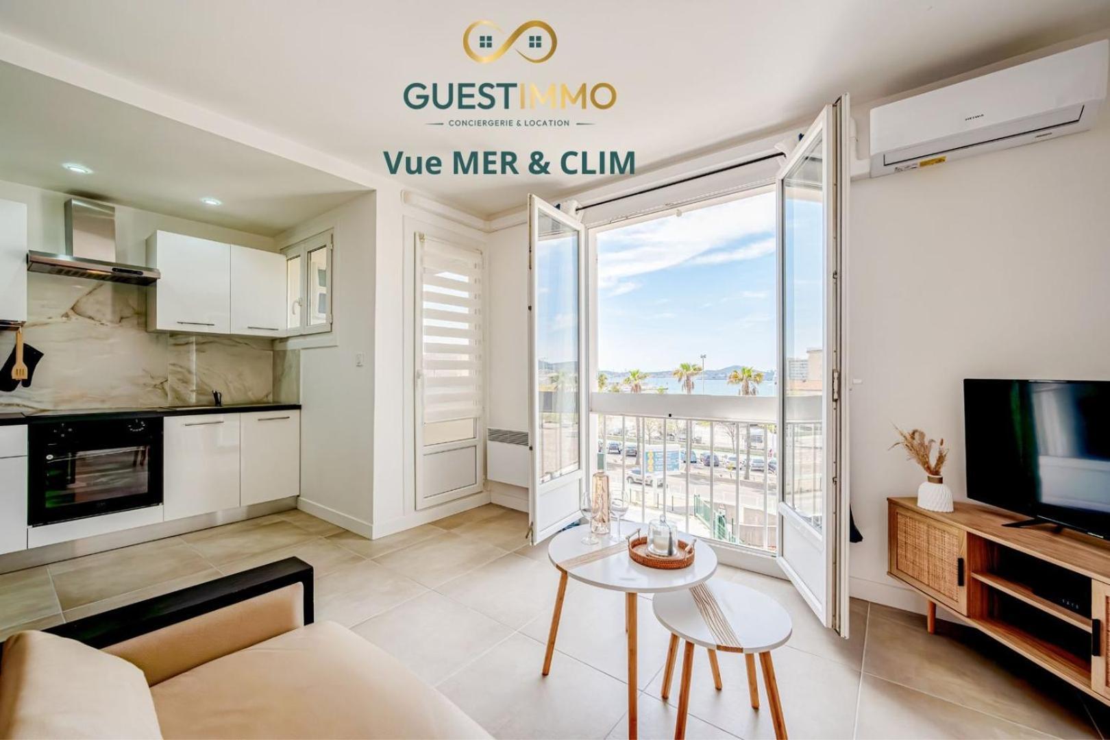 Air-Conditioned Apartment - Sea View Port Toulon Eksteriør billede